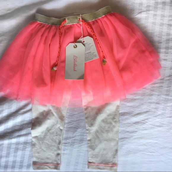 Billieblush Pink Tutu with Leggings (NWT) - Picture 2 of 6